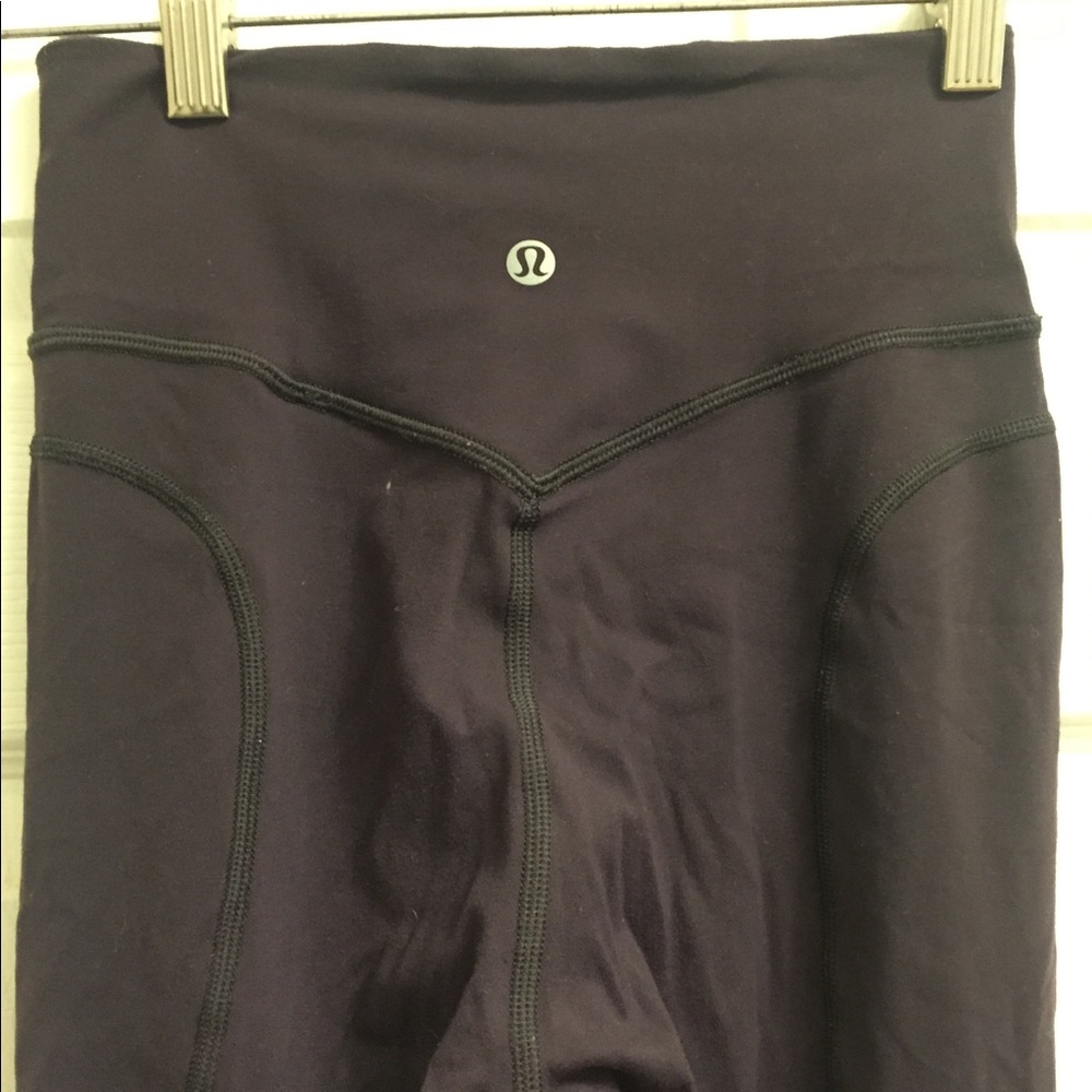 Lululemon high rise purple Pushing Limits pant